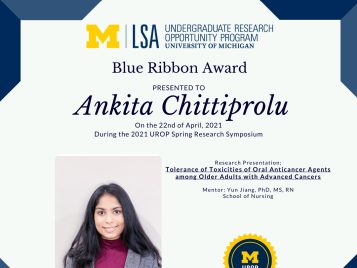 2021 UROP Spring Symposium Blue Ribbon IG 1 